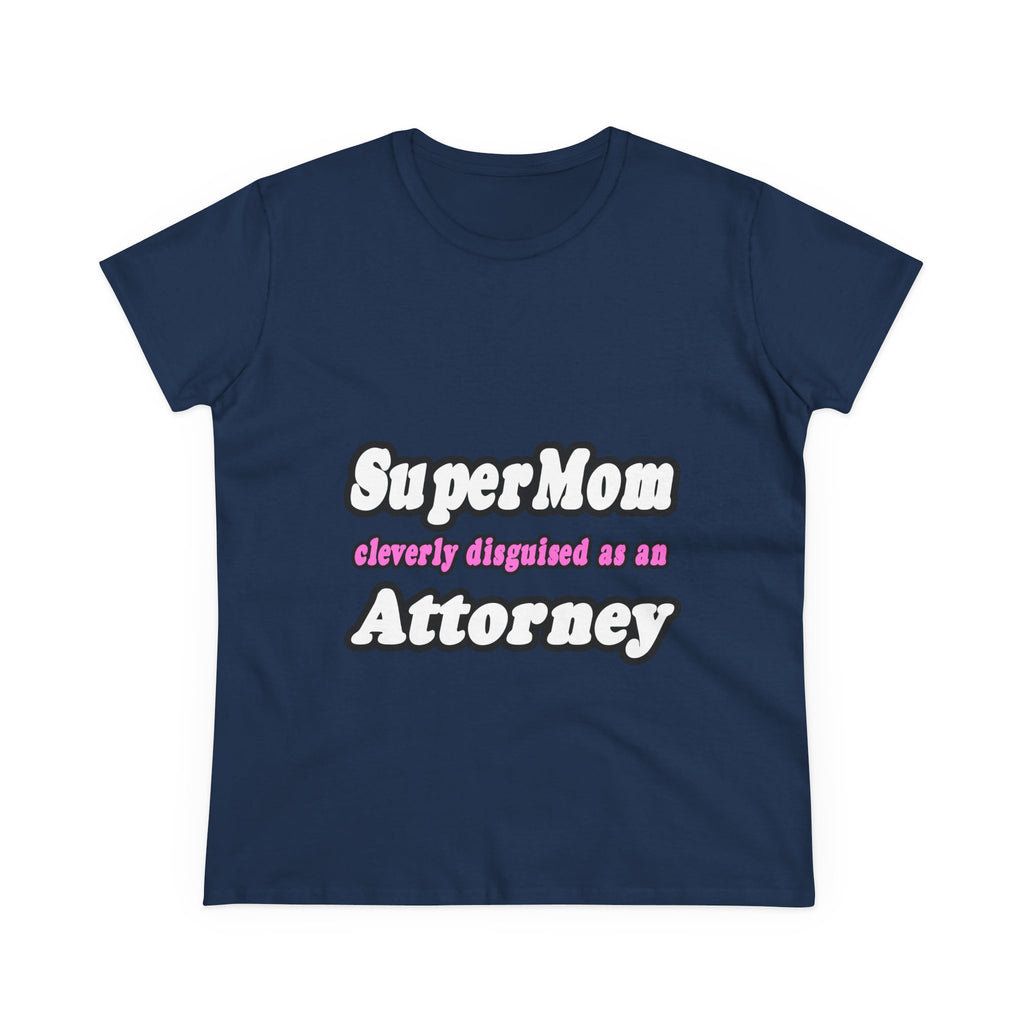 SuperMom Attorney - Women's Midweight Cotton Tee