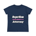 SuperMom Attorney - Women's Midweight Cotton Tee