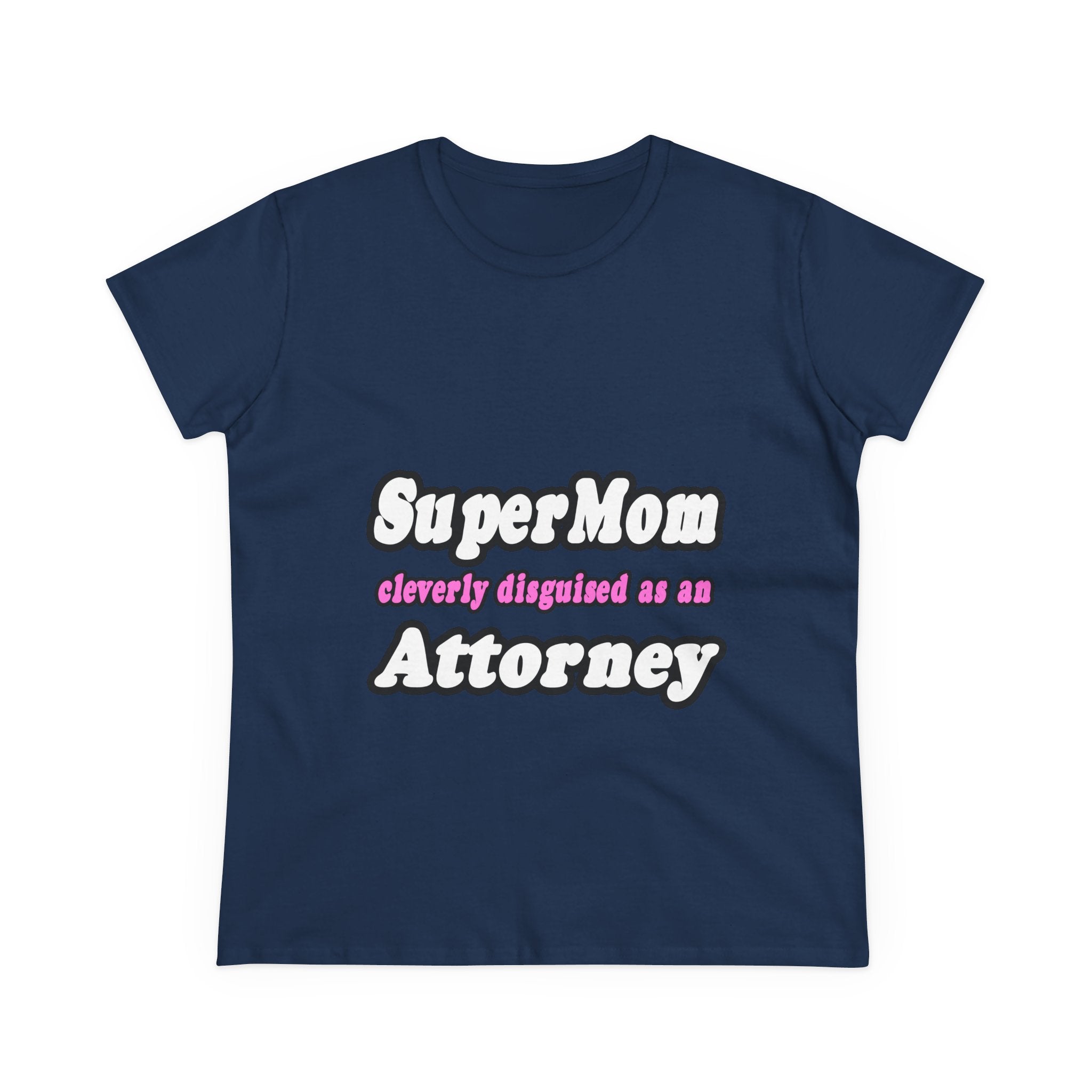 SuperMom Attorney - Women's Midweight Cotton Tee