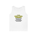 Analytical Chemist...Superior Intelligence - Unisex Heavy Cotton Tank Top