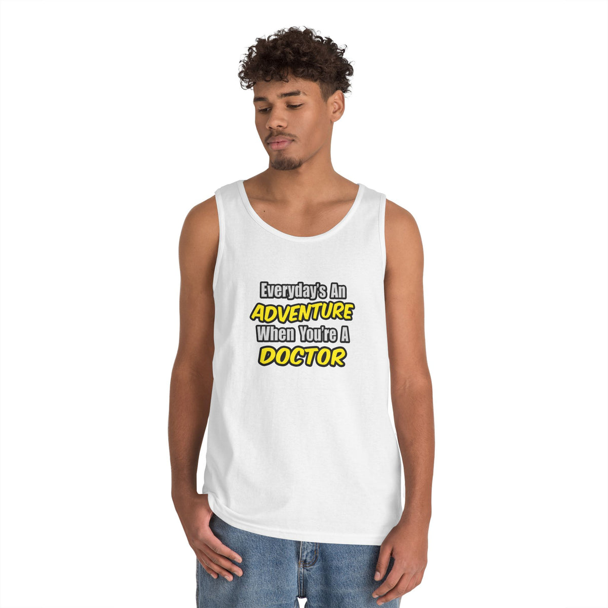 Everyday's An Adventure...Doctor - Unisex Heavy Cotton Tank Top