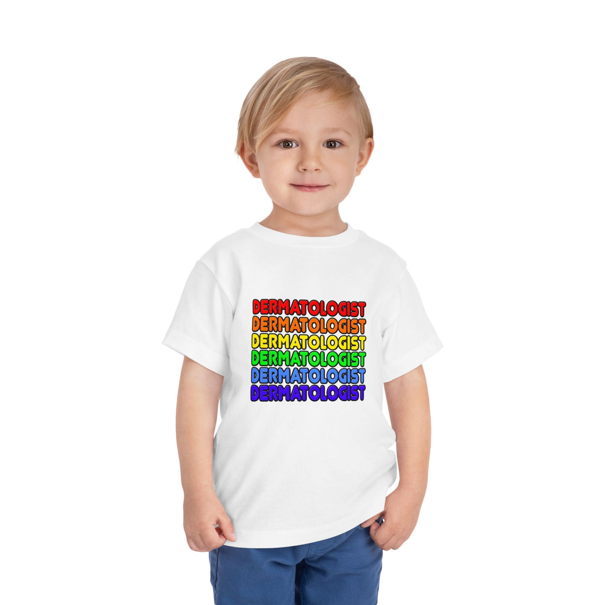 Rainbow Dermatologist - Toddler Short Sleeve Tee