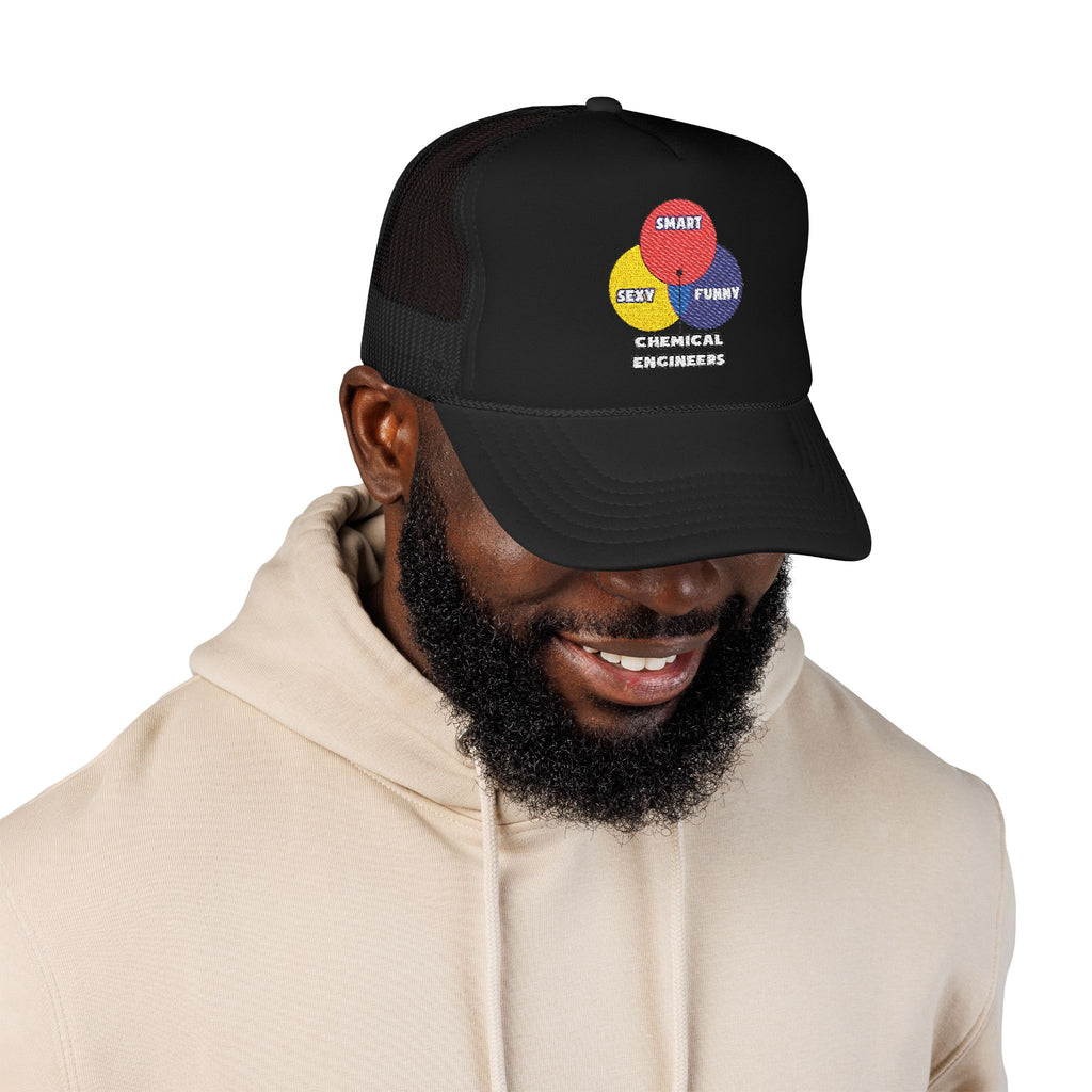 Venn Diagram .. Chemical Engineers - Foam Trucker Hat