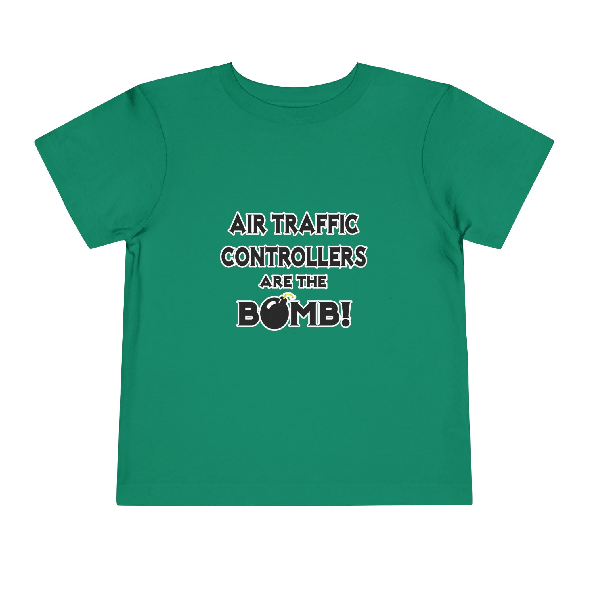 Air Traffic Controllers Are The Bomb! - Toddler Short Sleeve Tee