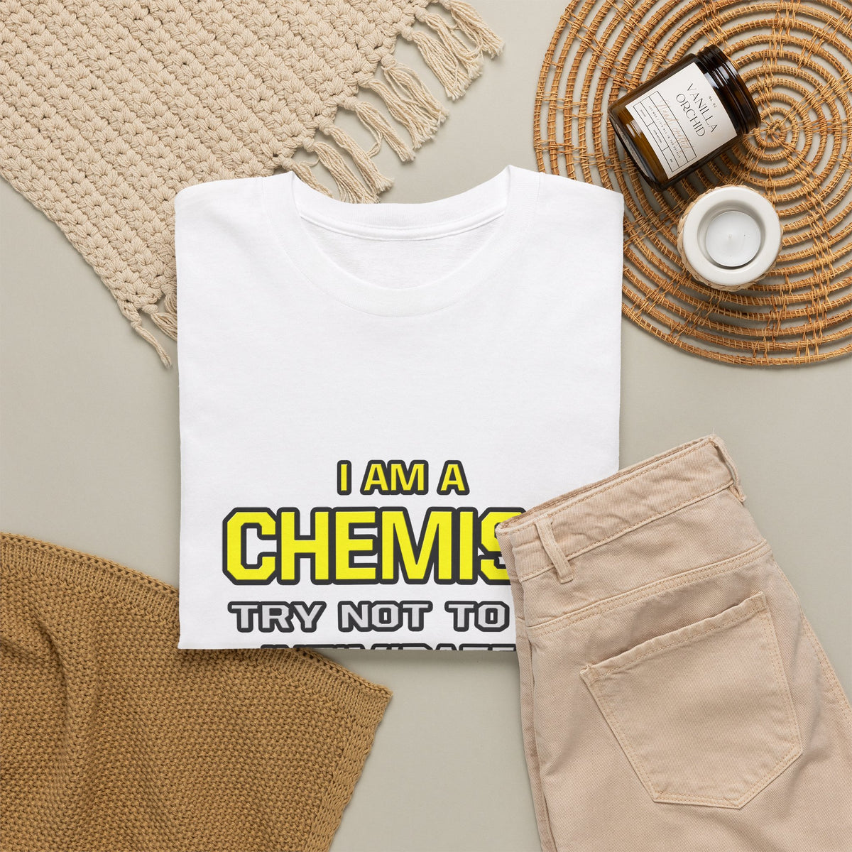 Chemist...Superior Intelligence - Unisex Heavy Cotton Tee