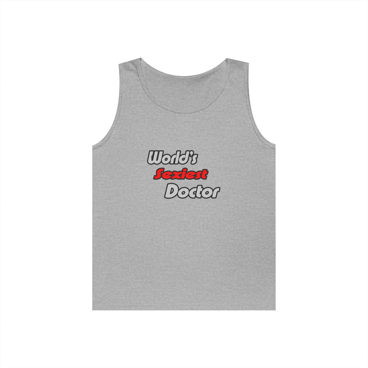 World's Sexiest Doctor - Unisex Heavy Cotton Tank Top