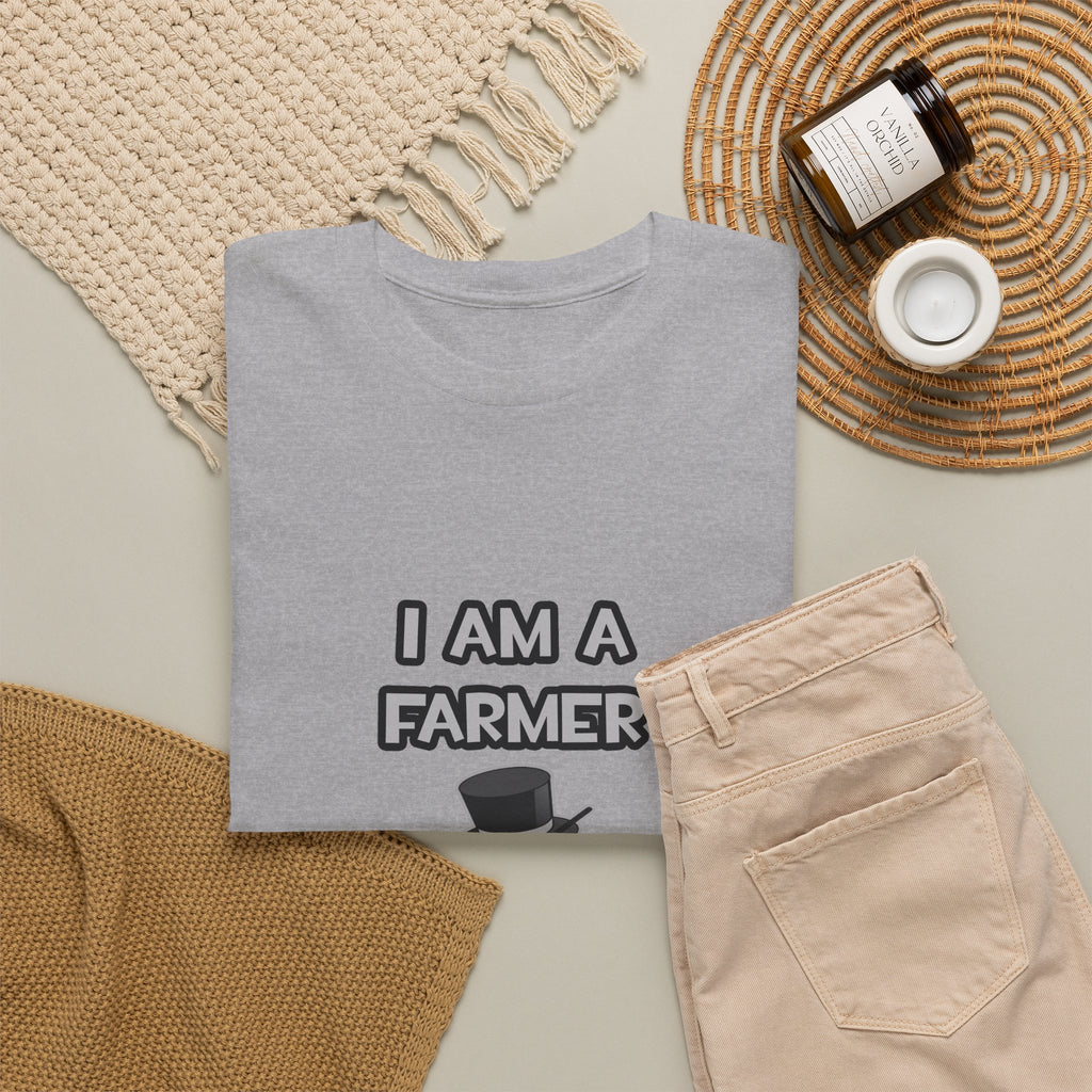 I Am A Farmer ... Not A Magician - Unisex Heavy Cotton Tee