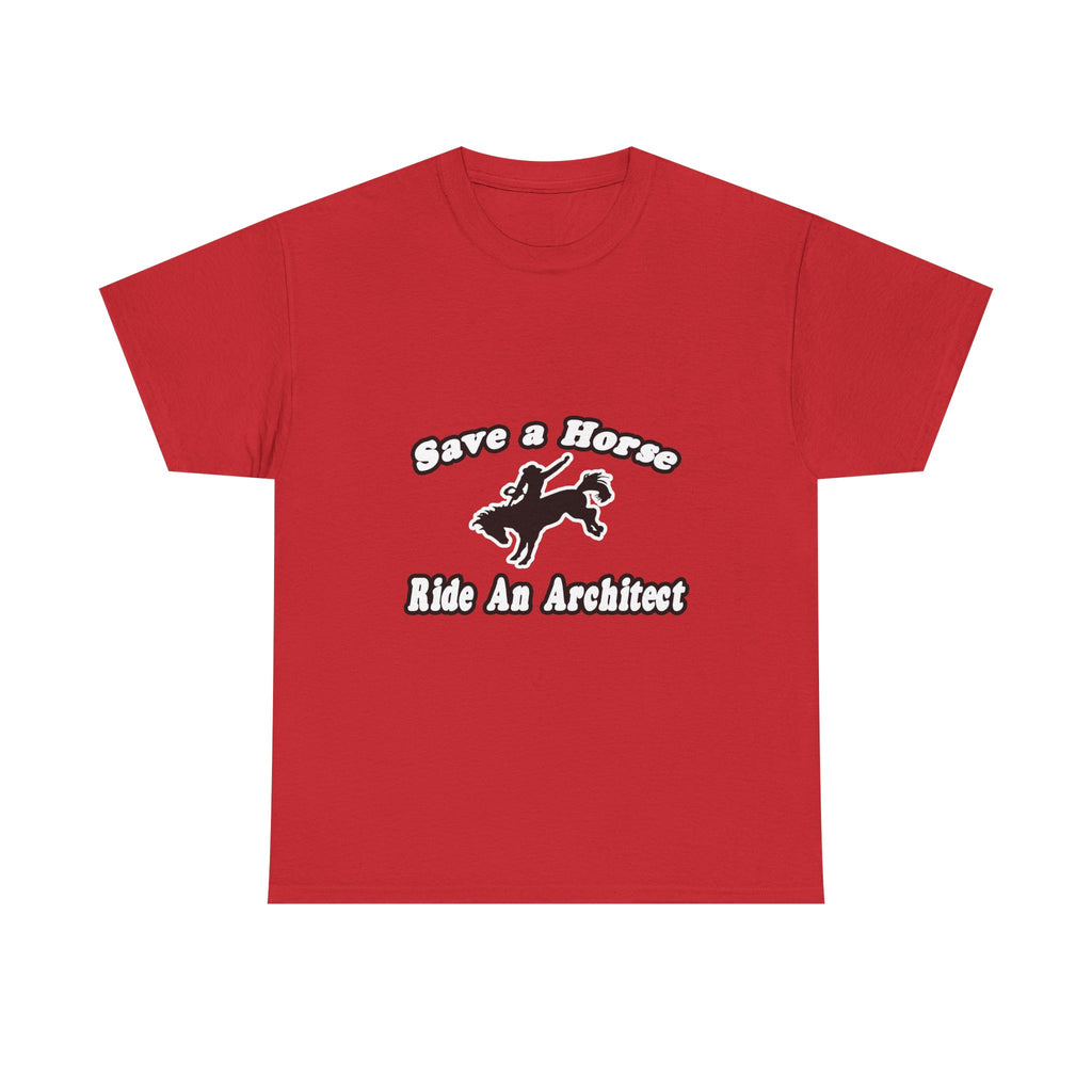 Save Horse, Ride Architect - Unisex Heavy Cotton Tee