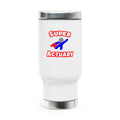 Super Actuary - Stainless Steel Travel Mug with Handle, 14oz