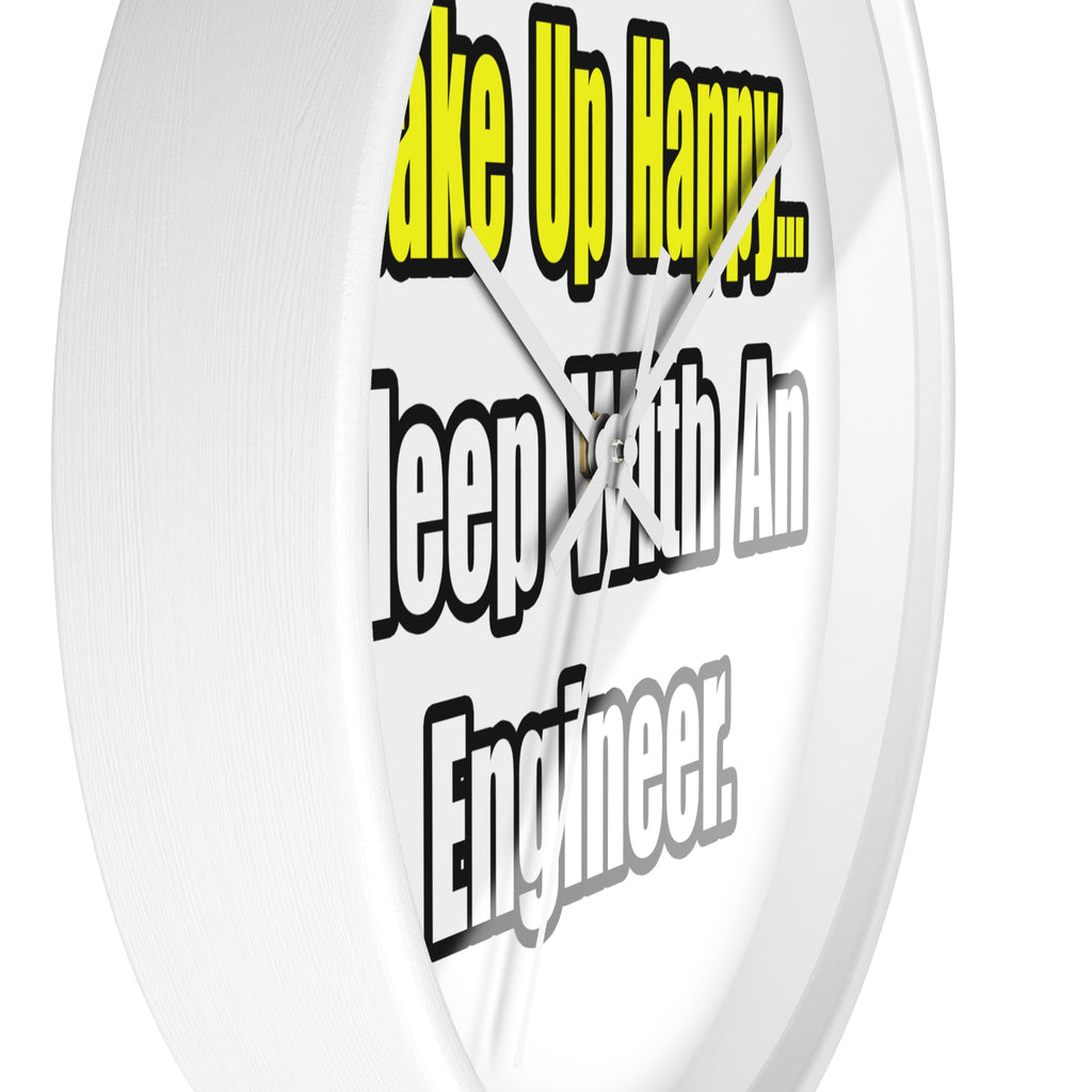 Sleep With Engineer - Wall Clock