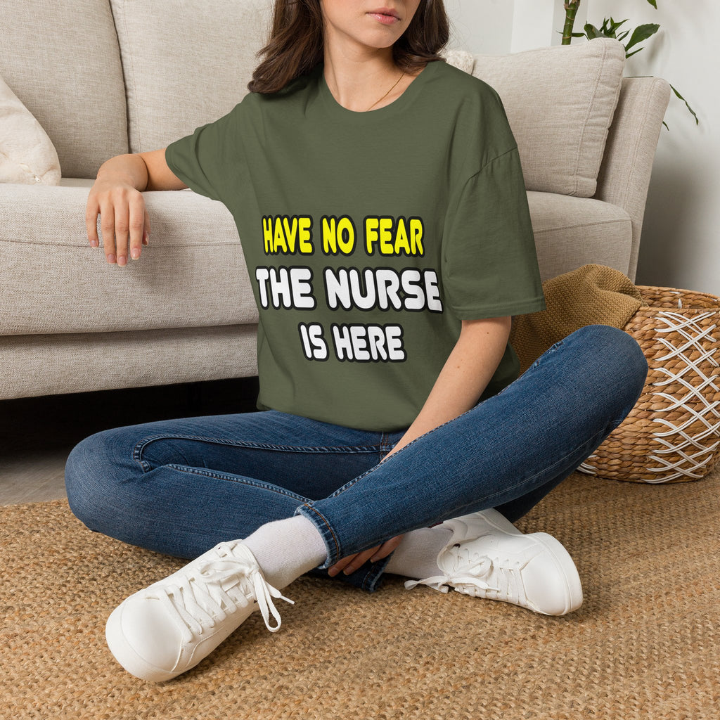 Have No Fear, The Nurse Is Here - Unisex Softstyle T-Shirt