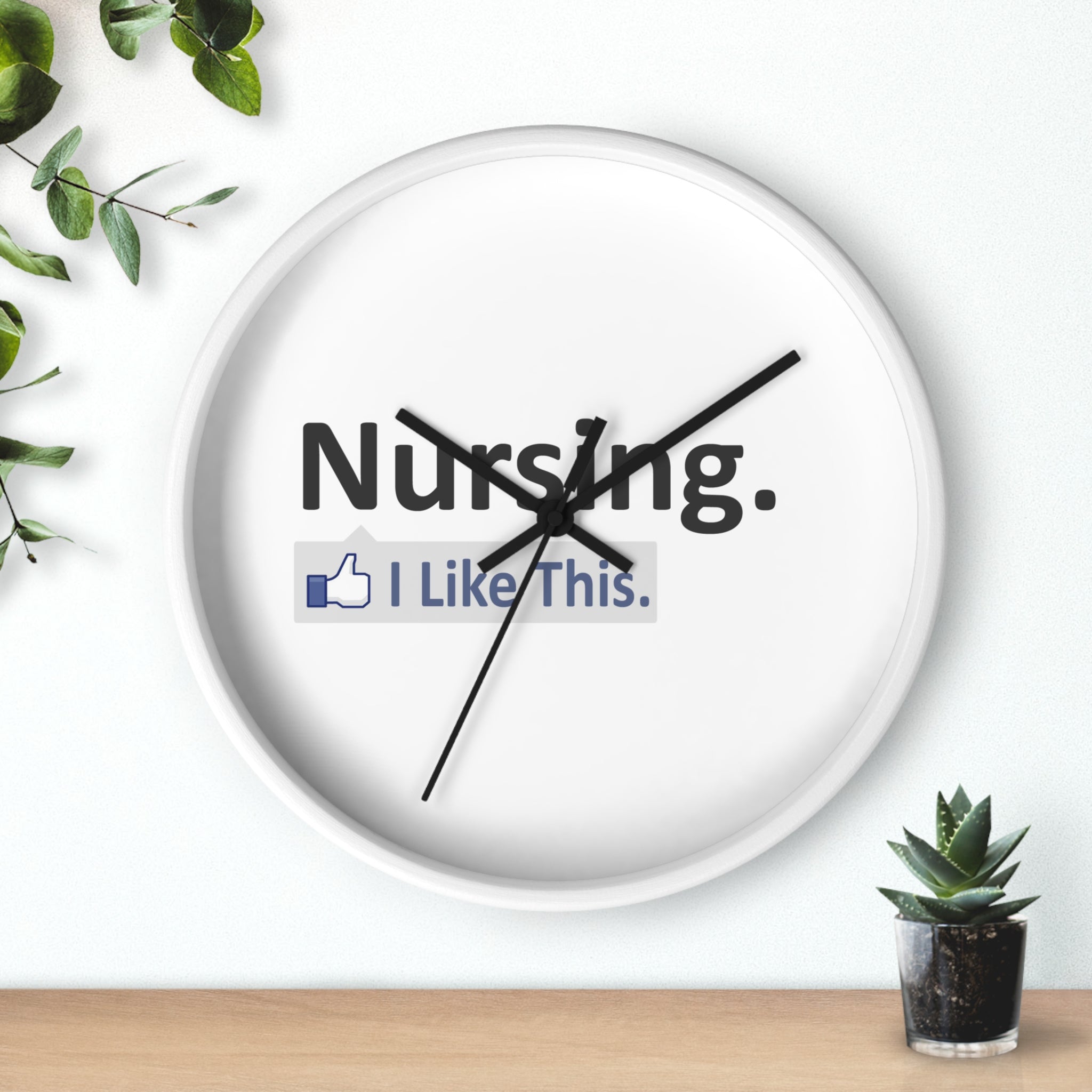 Nursing...I Like This - Wall Clock
