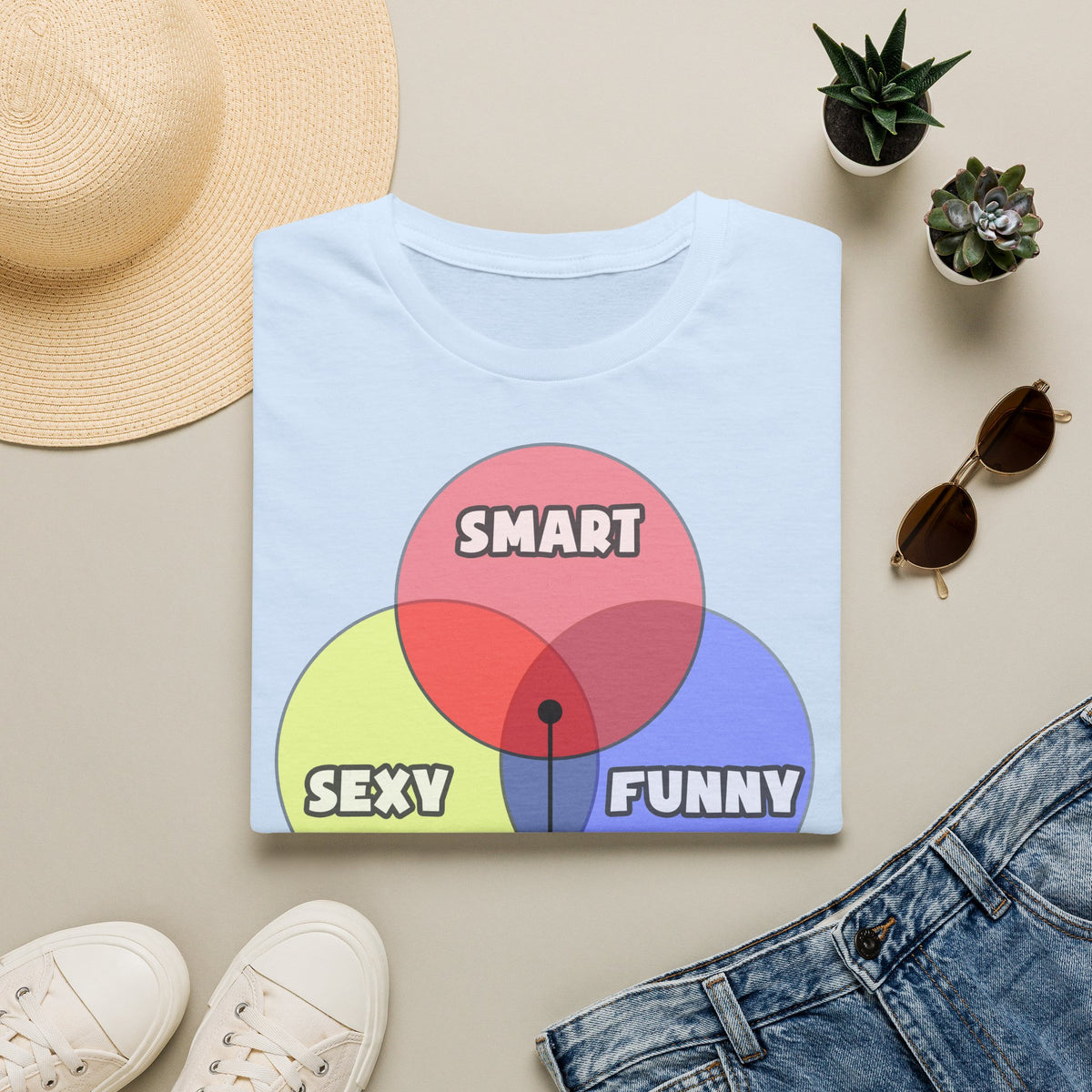 Venn Diagram .. Psychiatric Nurses - Unisex Softstyle T-Shirt