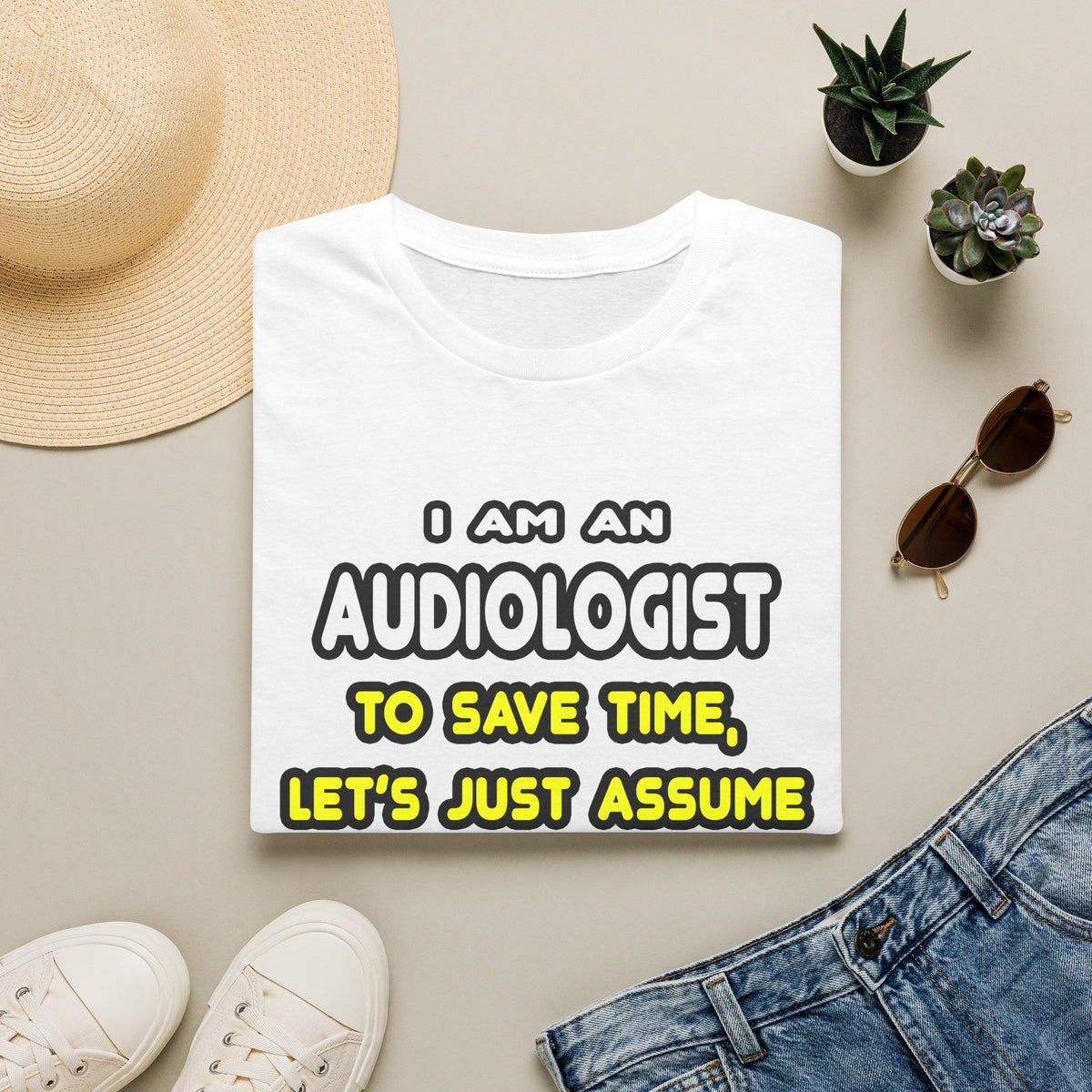 Funny Audiologist T Shirts and Gifts - Unisex Softstyle T-Shirt