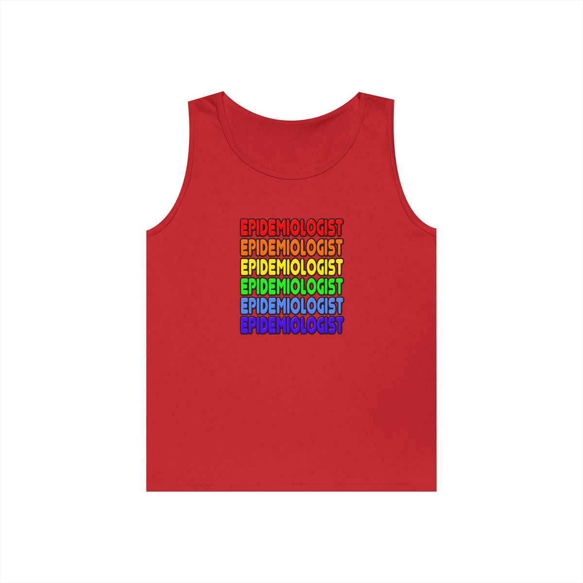 Rainbow Epidemiologist - Unisex Heavy Cotton Tank Top