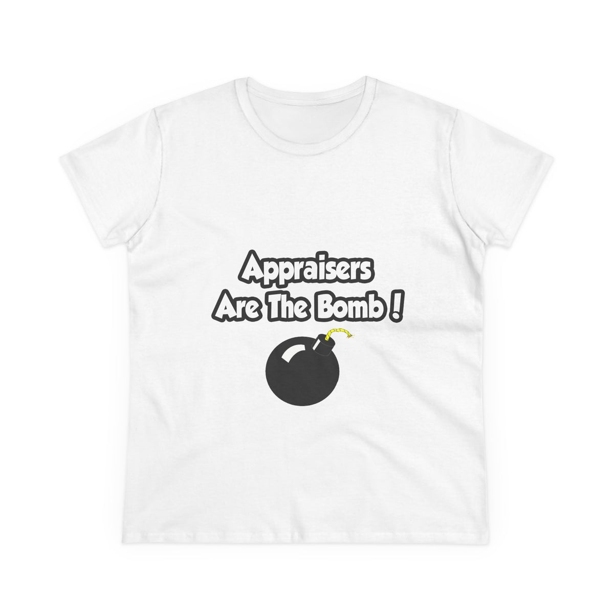 Appraisers Are The Bomb! - Women's Midweight Cotton Tee