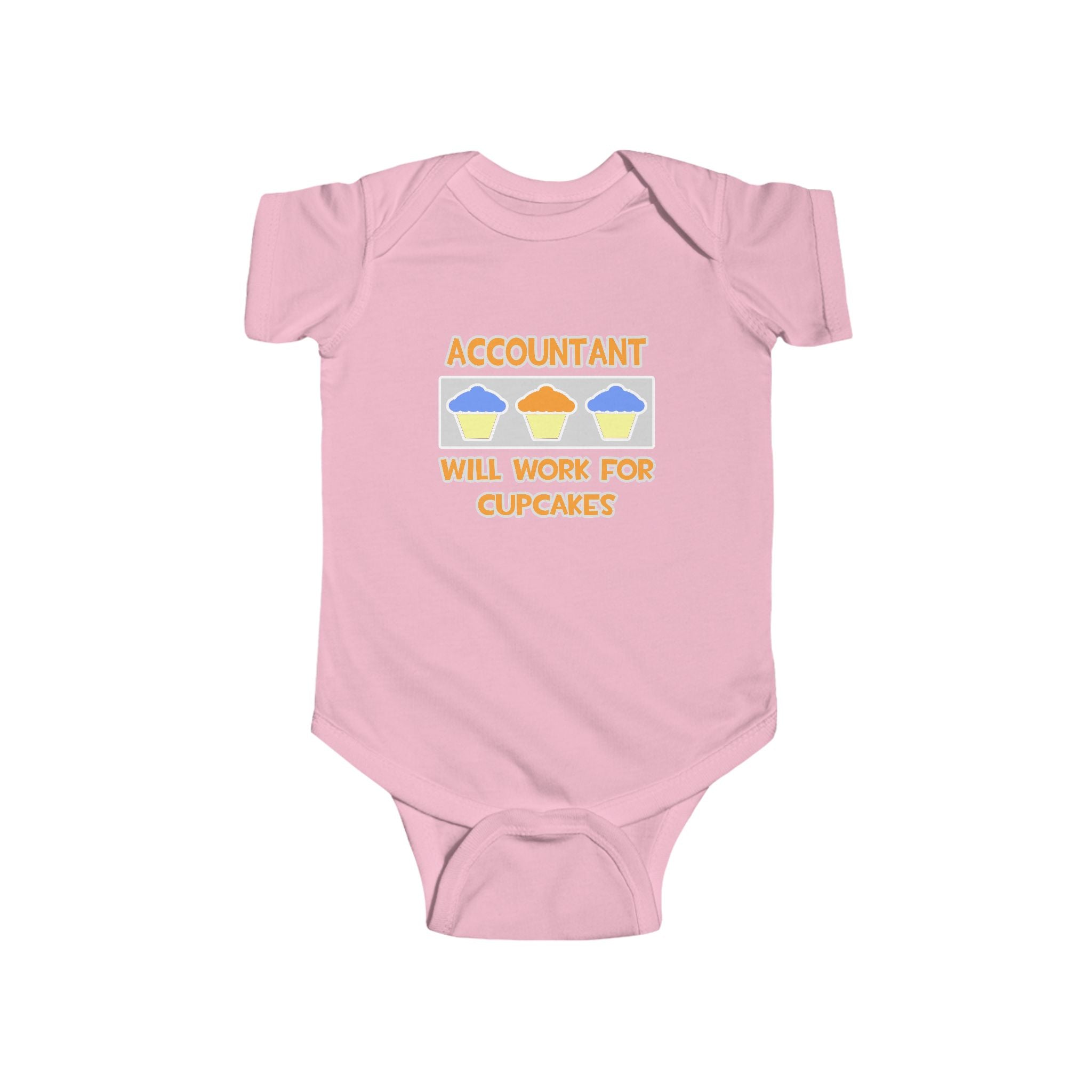 Accountant ... Will Work For Cupcakes - Infant Fine Jersey Bodysuit