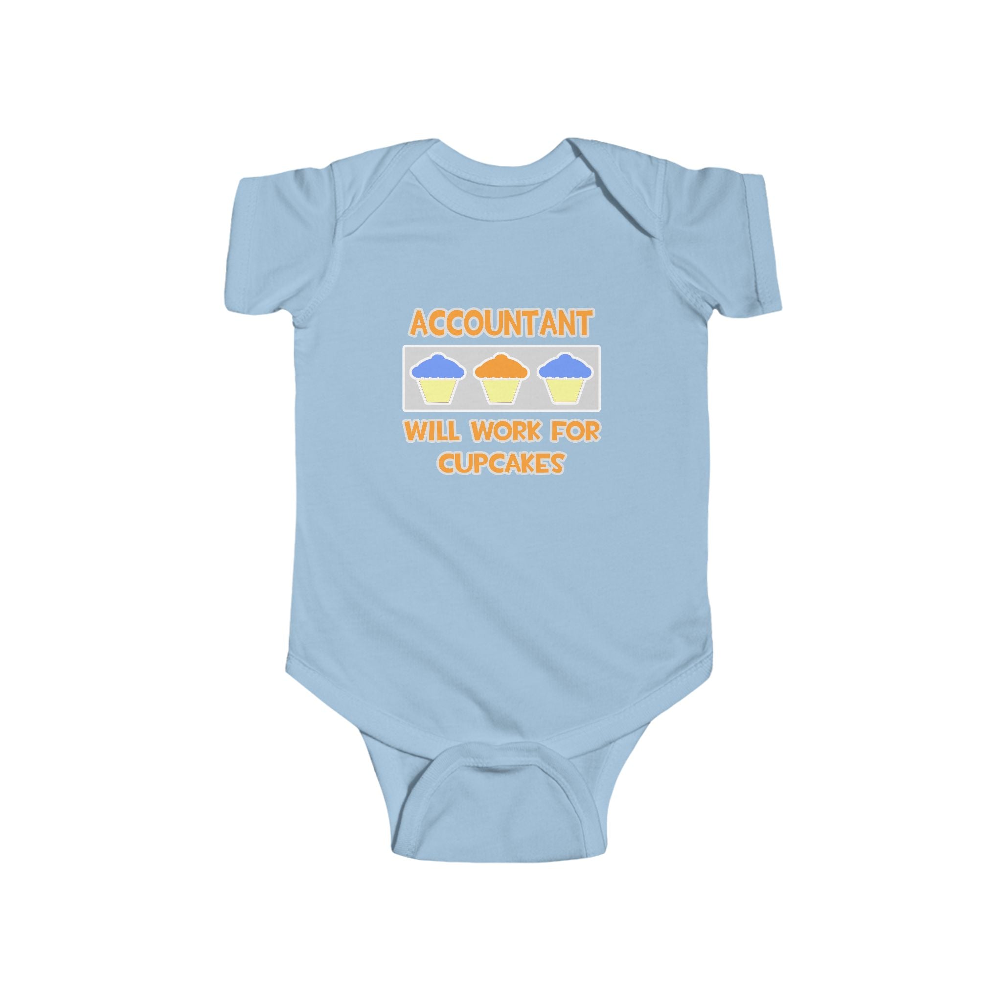 Accountant ... Will Work For Cupcakes - Infant Fine Jersey Bodysuit