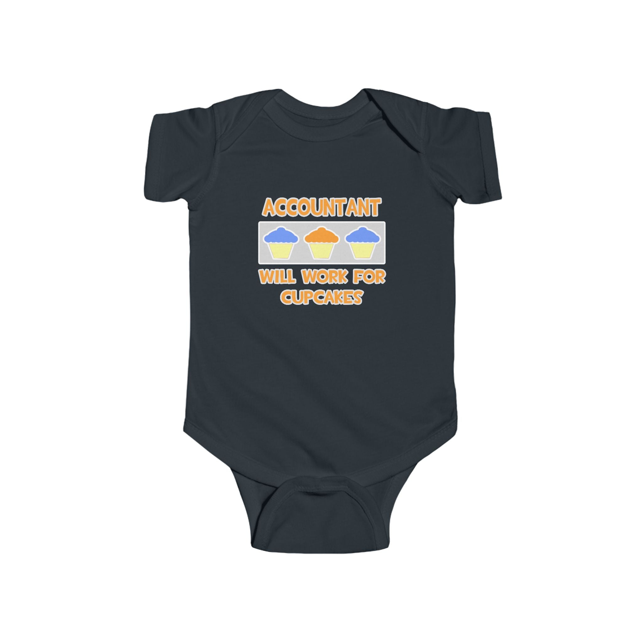 Accountant ... Will Work For Cupcakes - Infant Fine Jersey Bodysuit