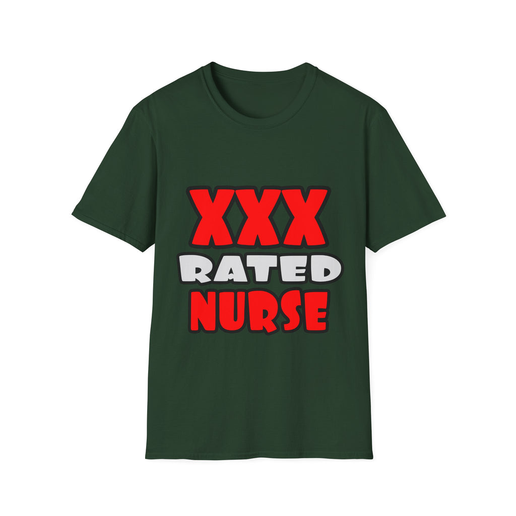 XXX Rated Nurse - Unisex Softstyle T-Shirt