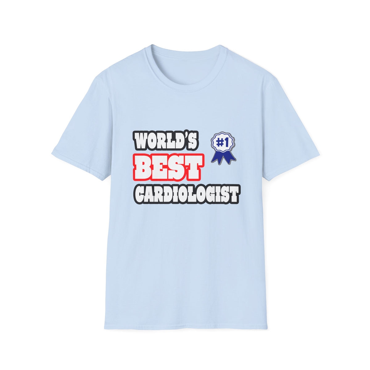 World's Best Cardiologist - Unisex Softstyle T-Shirt
