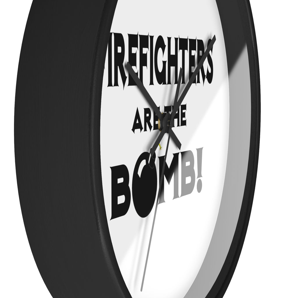 Firefighters Are The Bomb! - Wall Clock