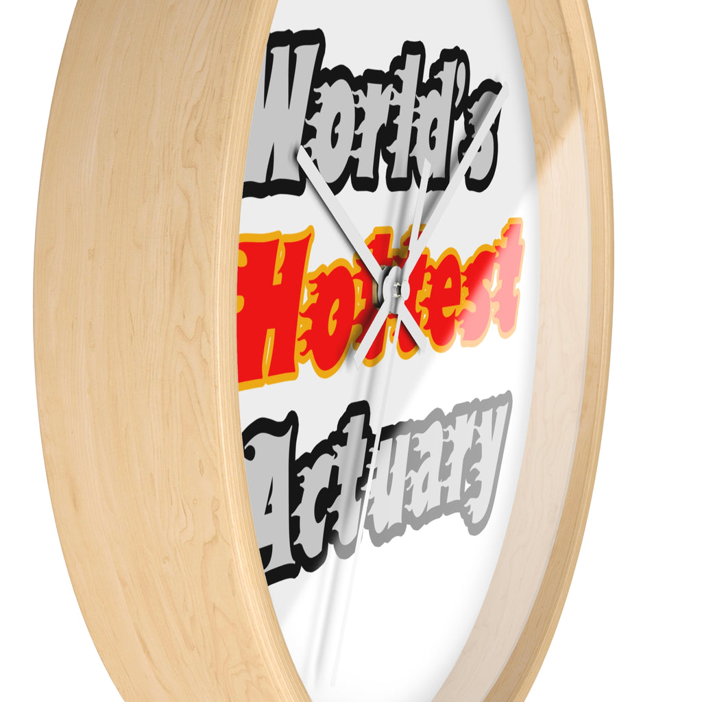 World's Hottest Actuary - Wall Clock
