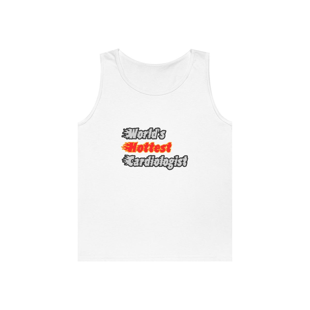 World's Hottest Cardiologist - Unisex Heavy Cotton Tank Top