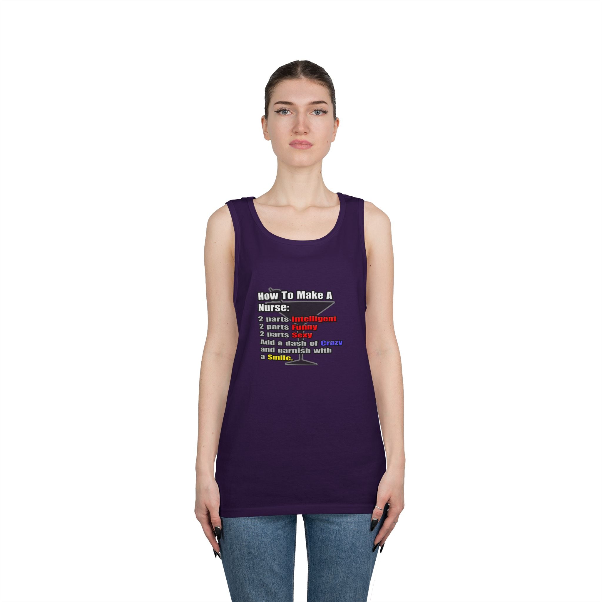 How To Make a Nurse - Unisex Heavy Cotton Tank Top