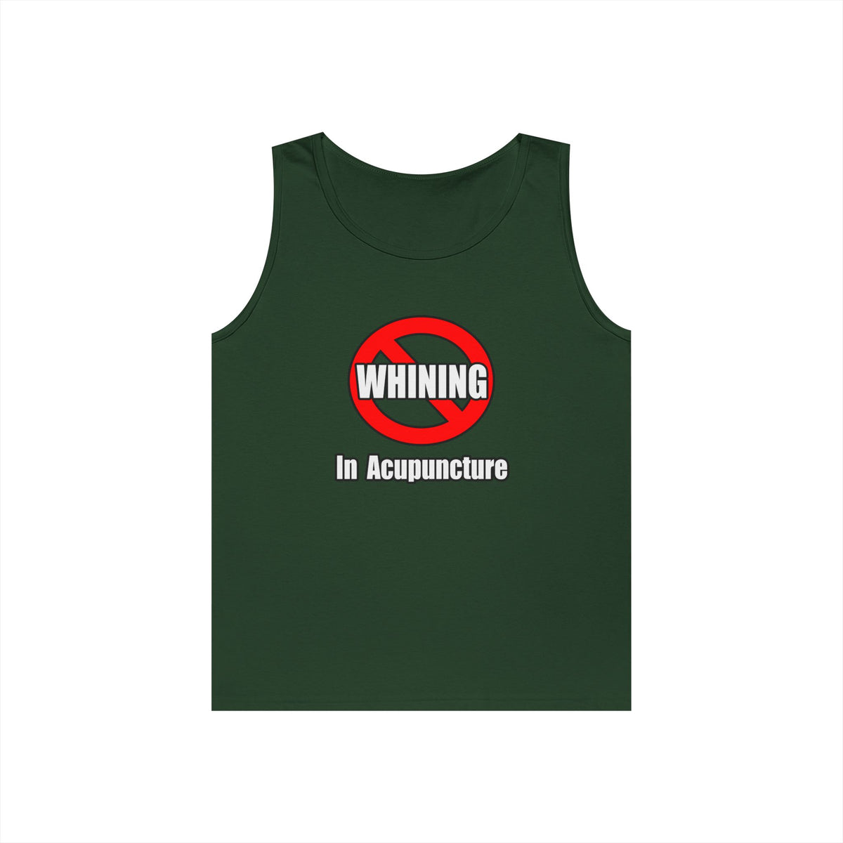 No Whining In Acupuncture - Unisex Heavy Cotton Tank Top