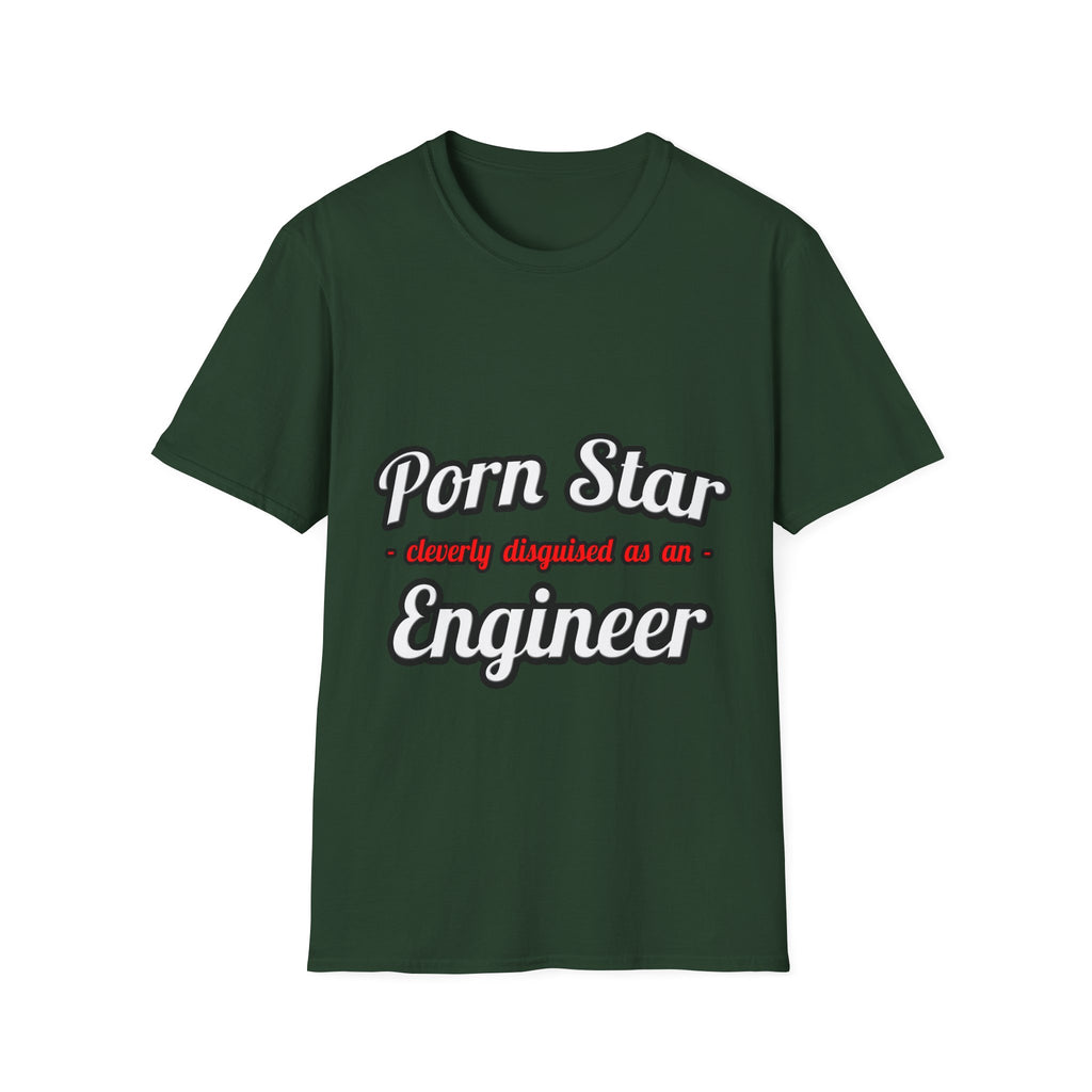 Porn Star...Engineer - Unisex Softstyle T-Shirt