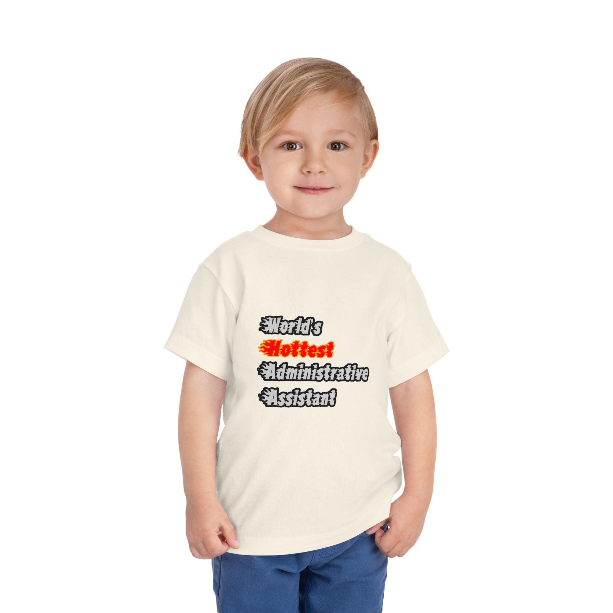 World's Hottest Administrative Assistant - Toddler Short Sleeve Tee