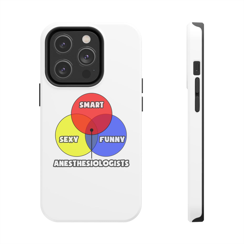 Venn Diagram .. Anesthesiologists - Tough Phone Cases