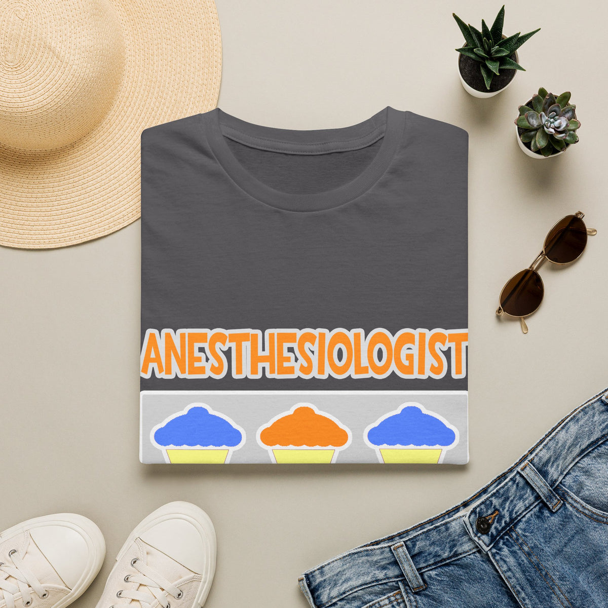 Anesthesiologist ... Will Work For Cupcakes - Unisex Softstyle T-Shirt