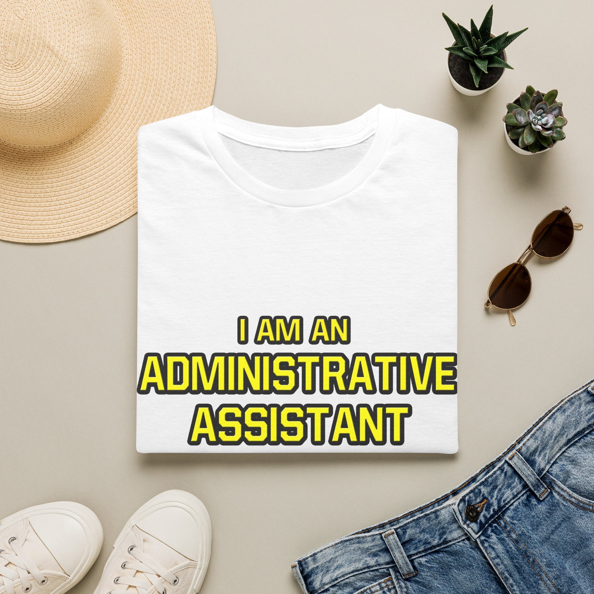 Administrative Assistant...Superior Intelligence - Unisex Softstyle T-Shirt