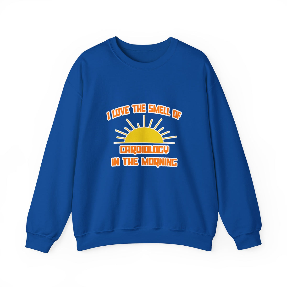 Smell of Cardiology in the Morning - Unisex Heavy Blend™ Crewneck Sweatshirt