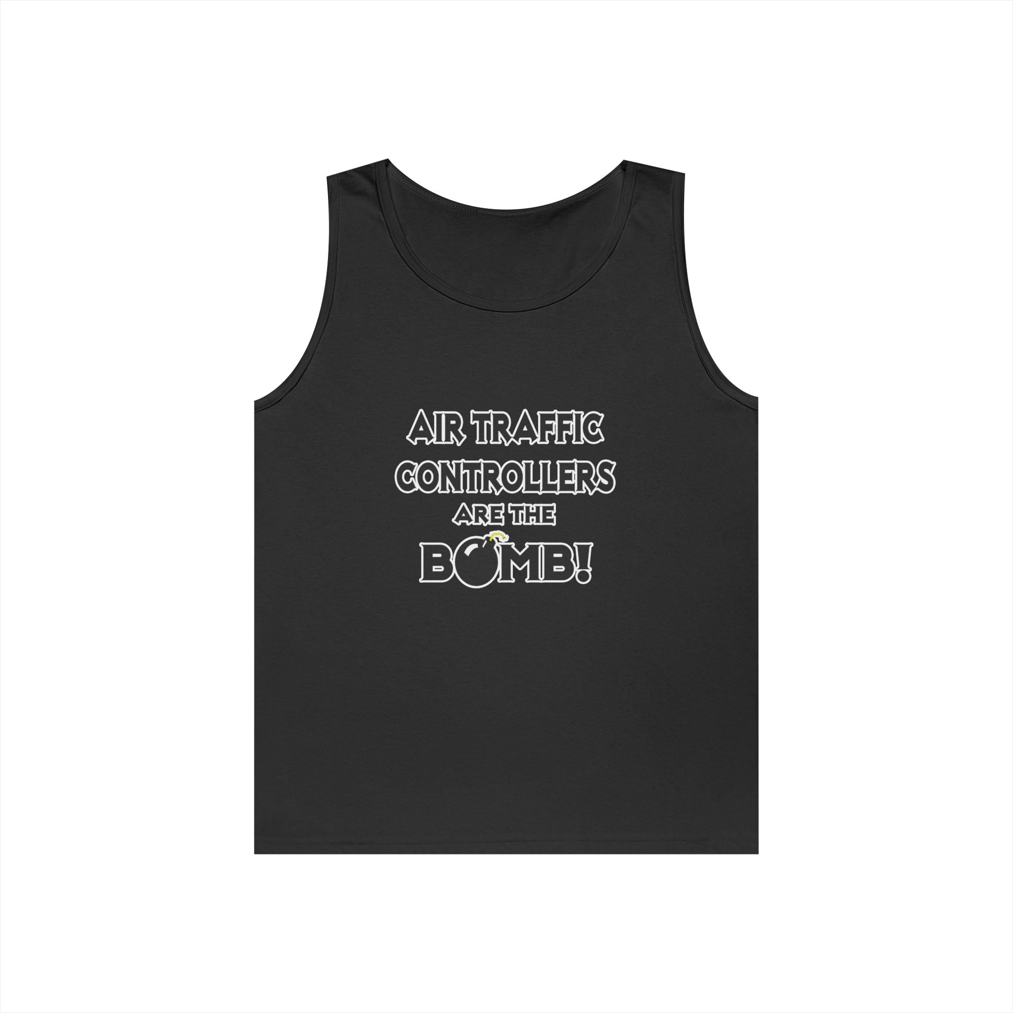 Air Traffic Controllers Are The Bomb! - Unisex Heavy Cotton Tank Top