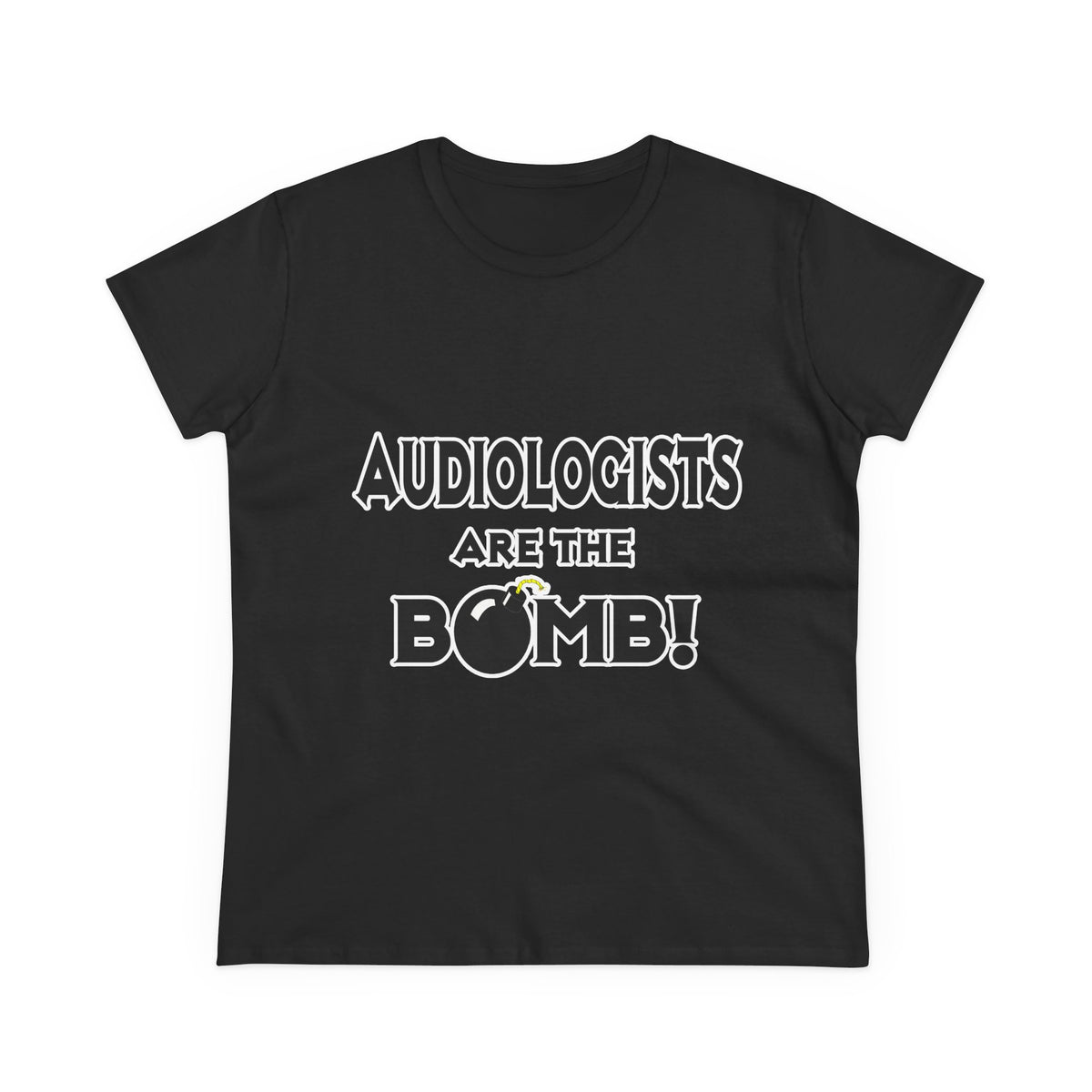 Audiologists Are The Bomb! - Women's Midweight Cotton Tee