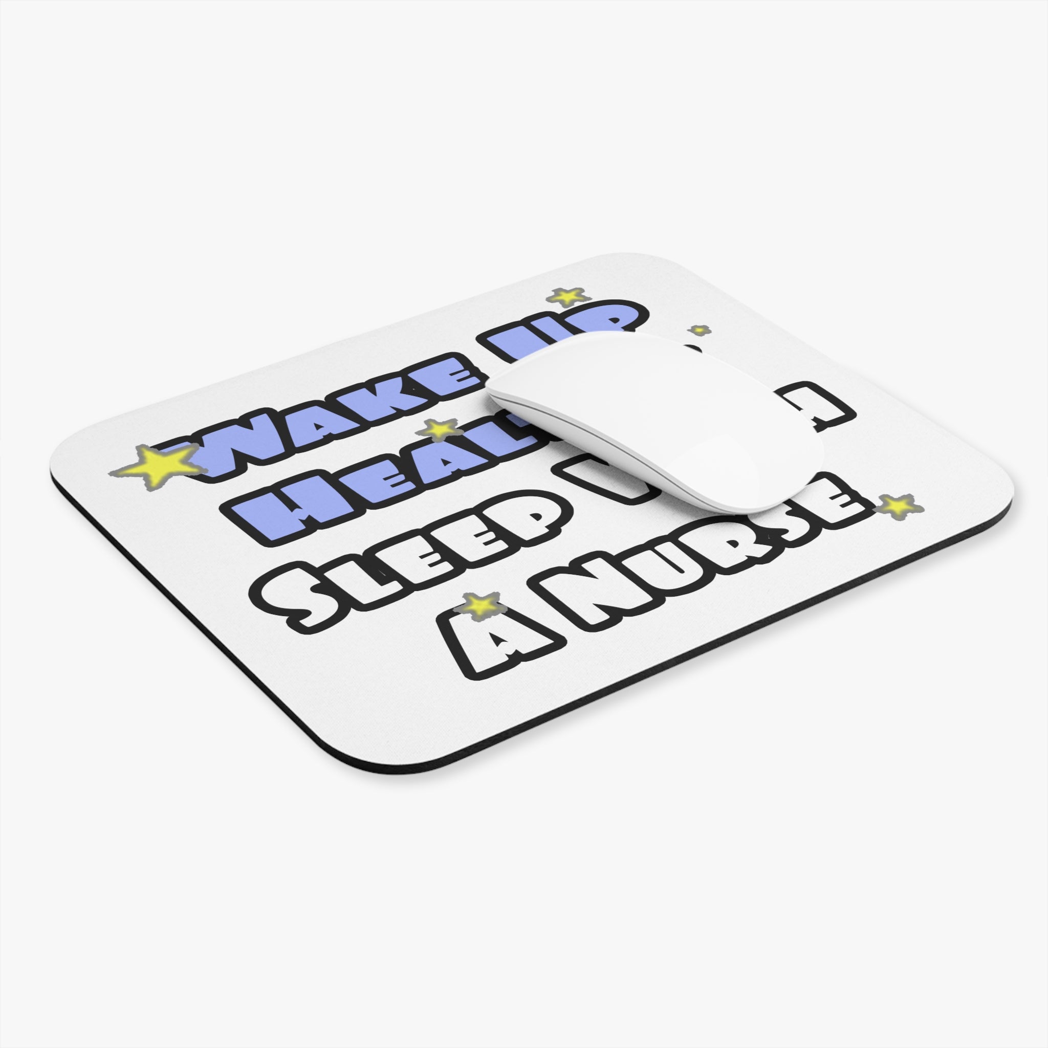 Wake Up Healthy...Sleep With a Nurse - Mouse Pad (Rectangle)