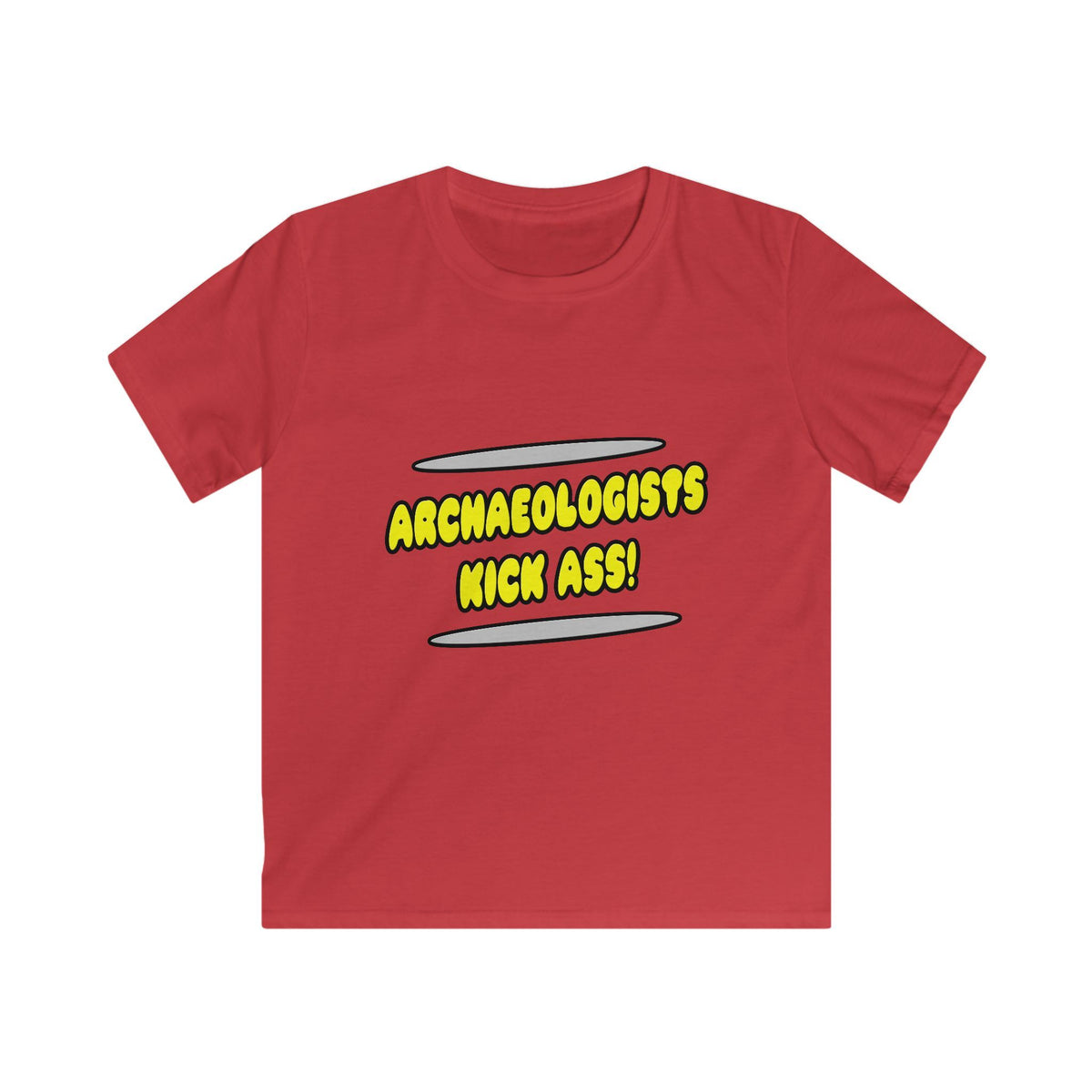 Archaeologists Kick Ass! - Kids Softstyle Tee