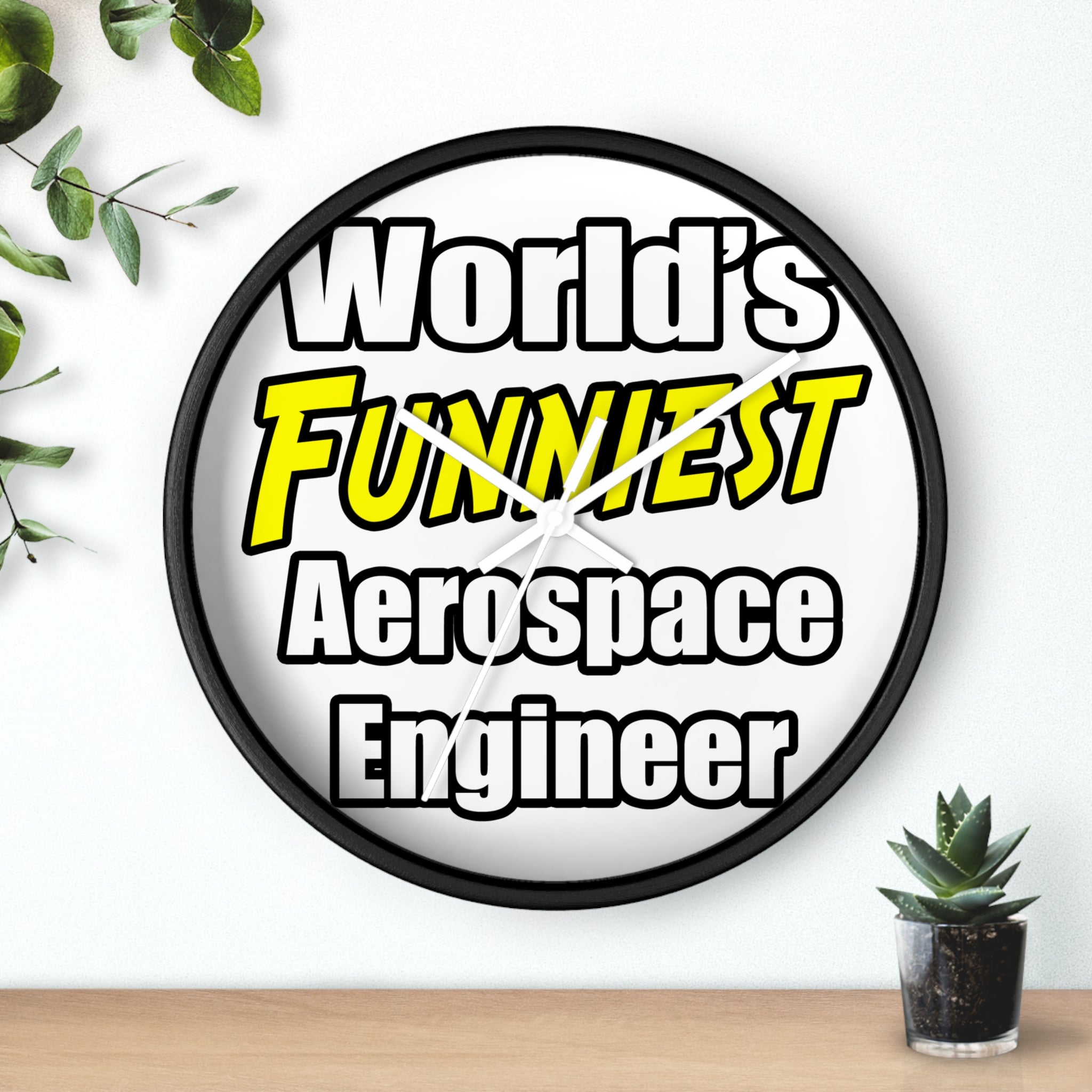 World's Funniest Aerospace Engineer - Wall Clock