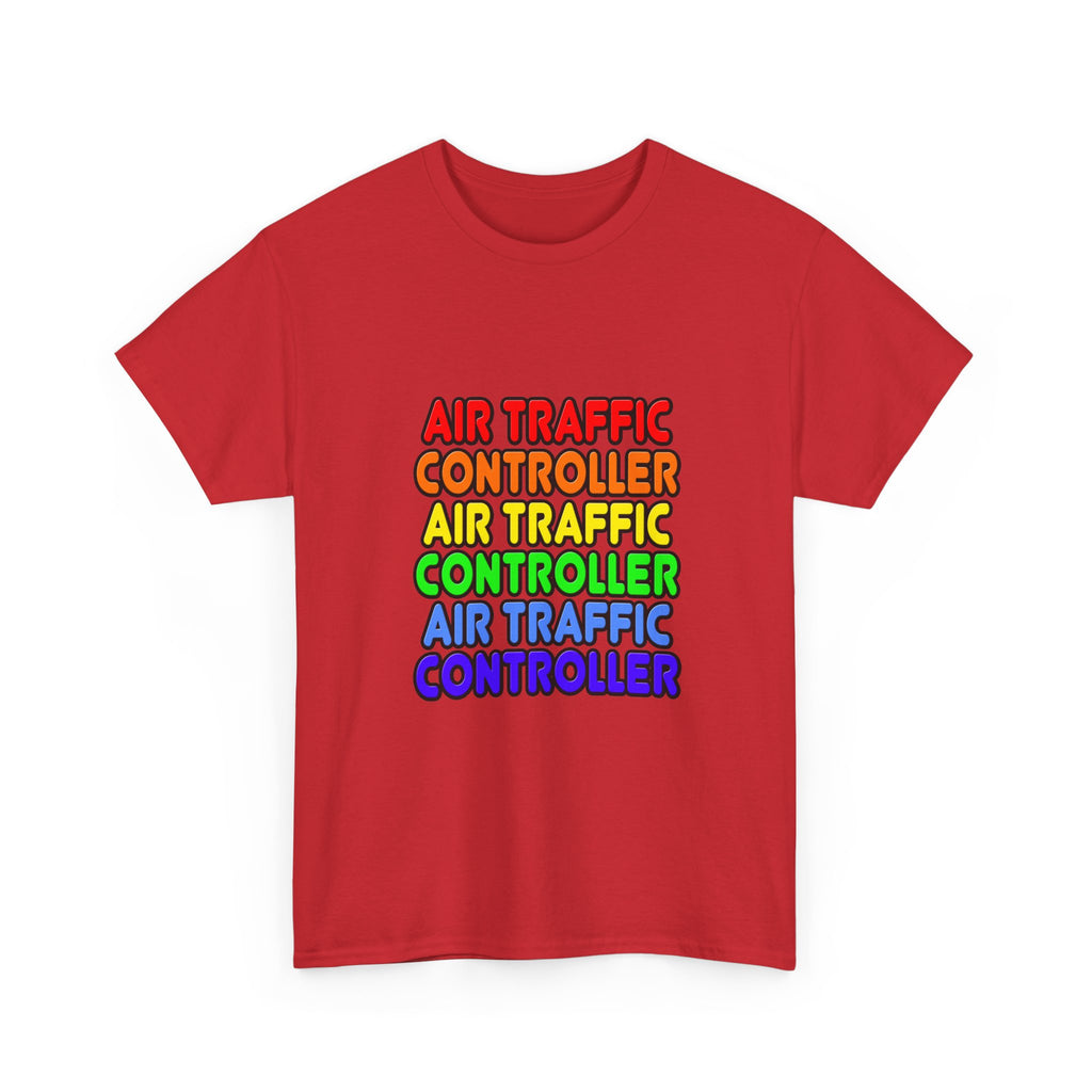 Rainbow Air Traffic Controller - Unisex Heavy Cotton Tee