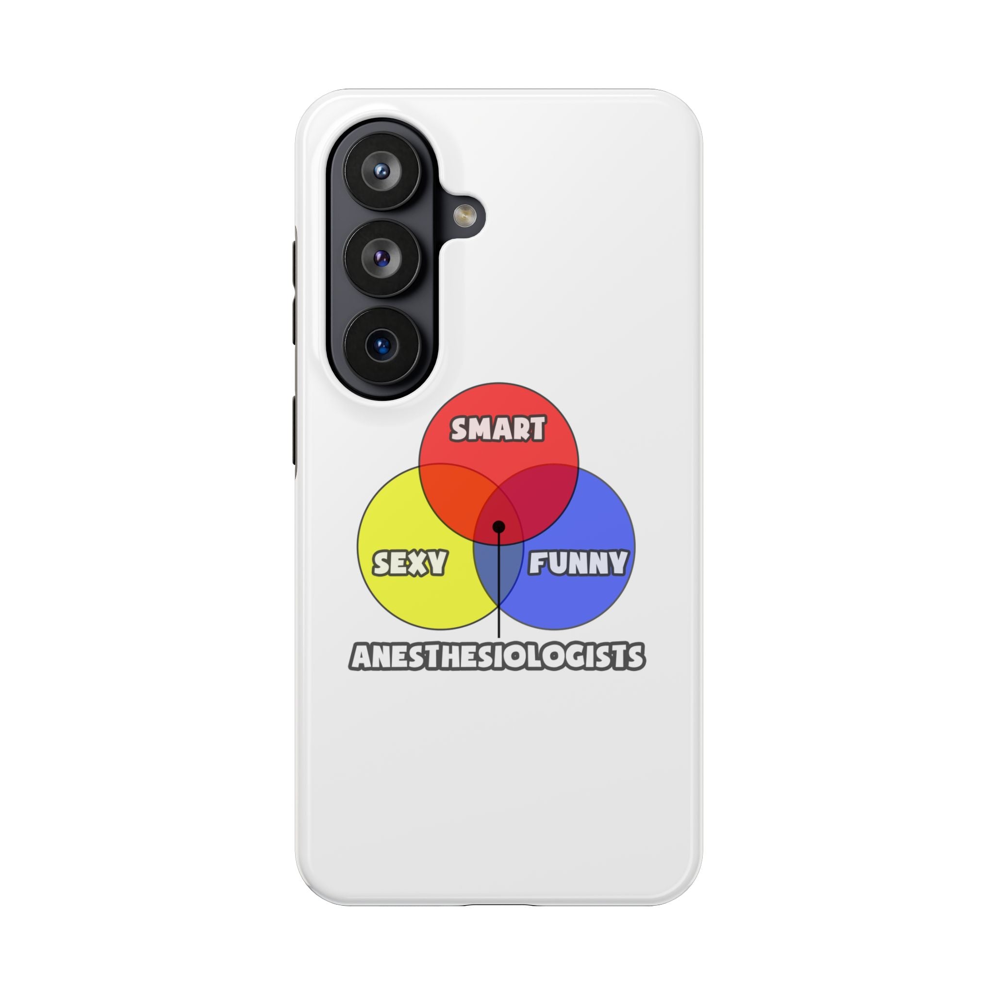 Venn Diagram .. Anesthesiologists - Tough Phone Cases