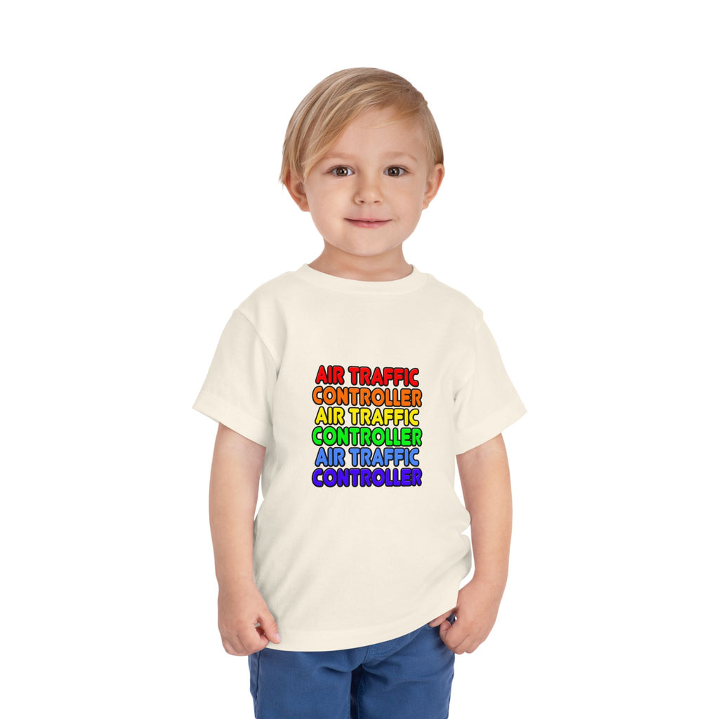 Rainbow Air Traffic Controller - Toddler Short Sleeve Tee