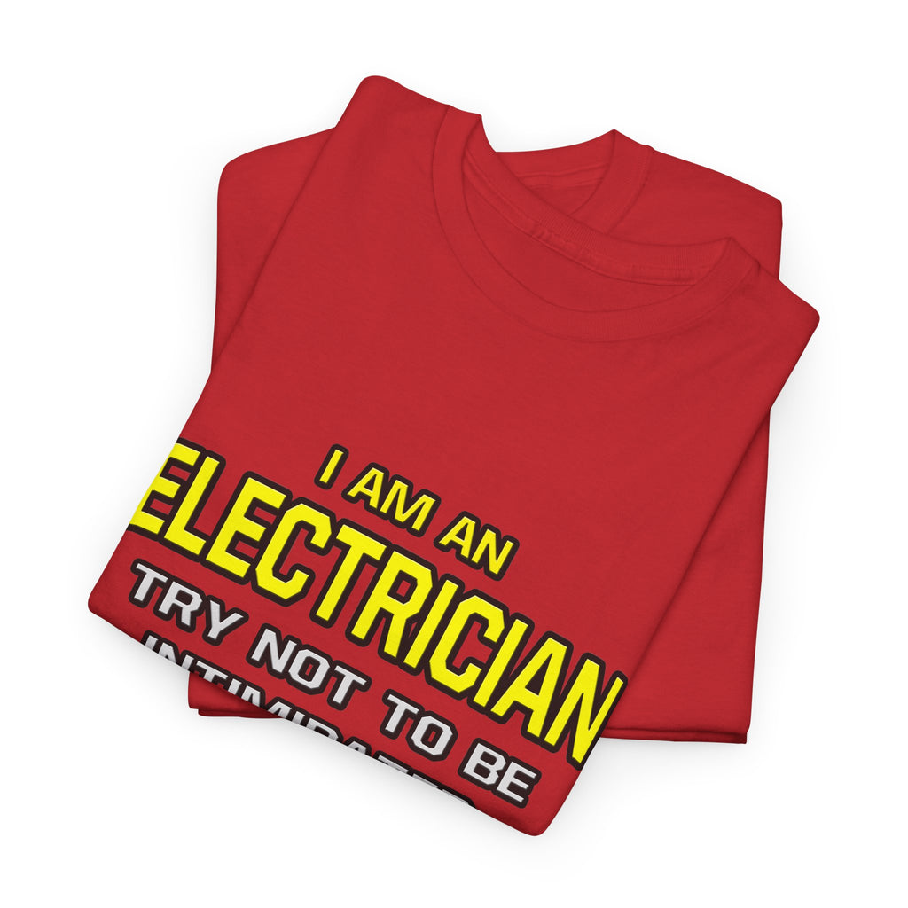 Electrician...Superior Intelligence - Unisex Heavy Cotton Tee