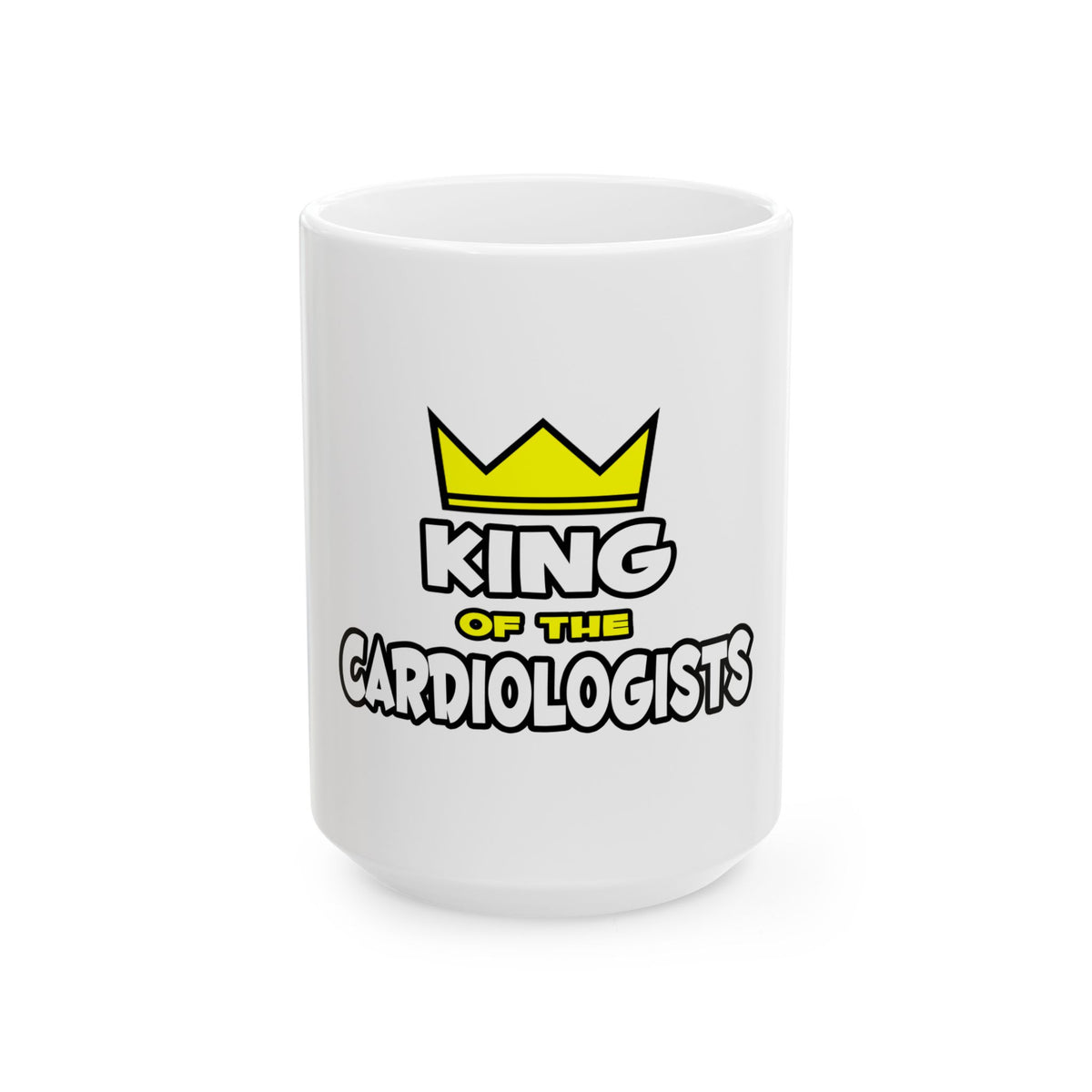 King of the Cardiologists - Ceramic Mug, (11oz, 15oz)