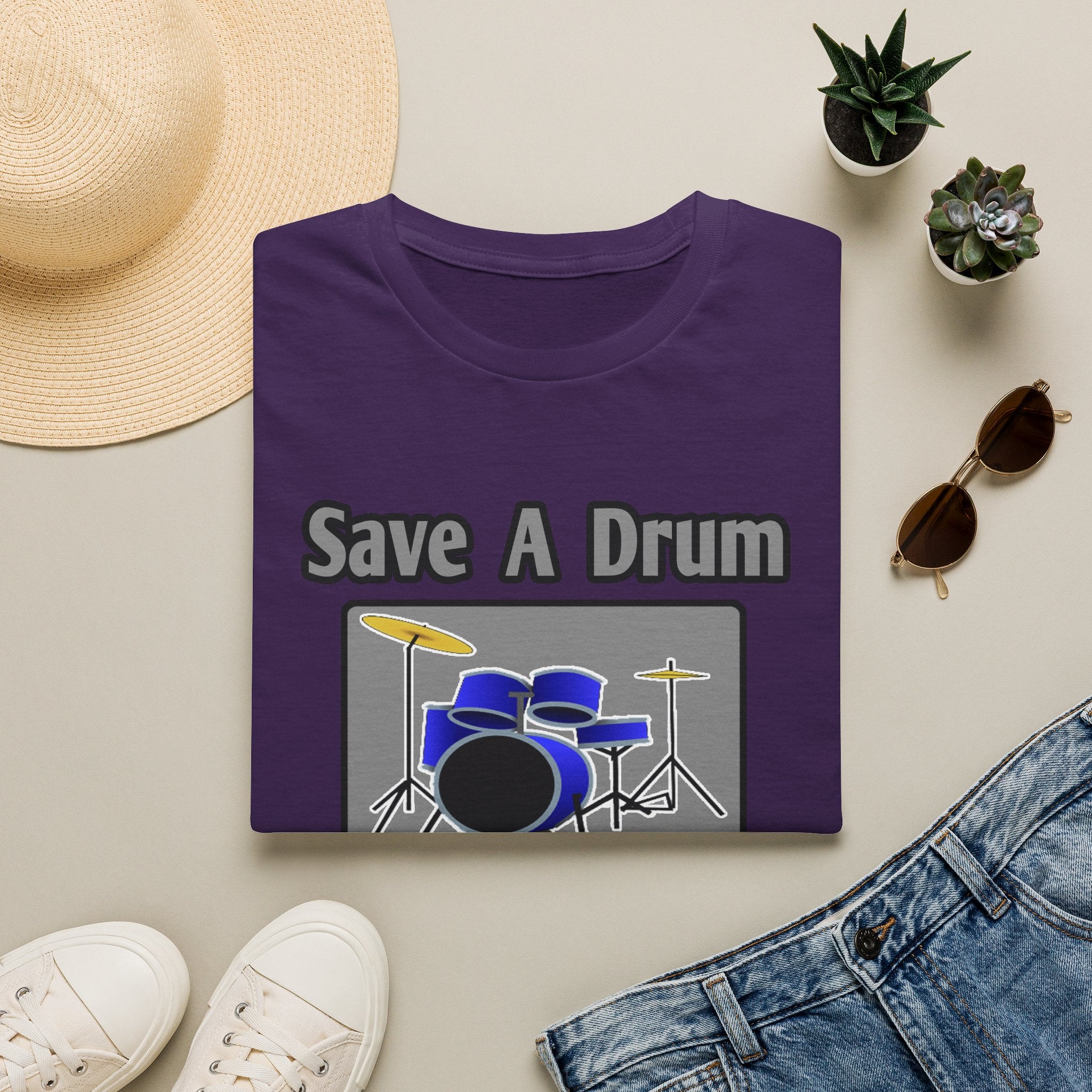 Save a Drum...Bang a Nurse - Unisex Softstyle T-Shirt