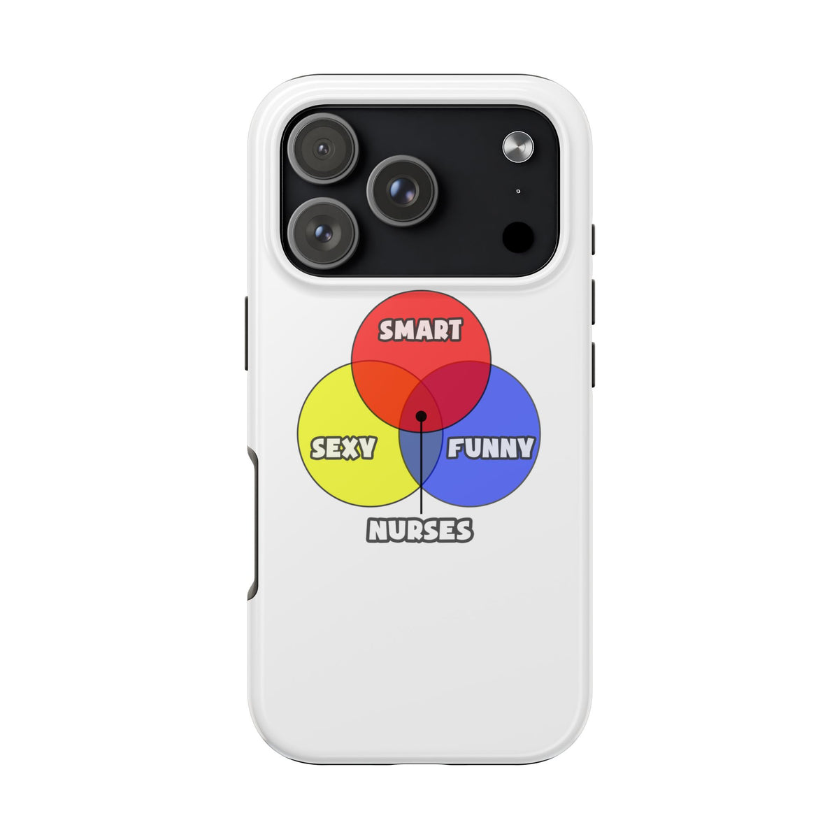 Venn Diagram .. Nurses - Tough Phone Cases