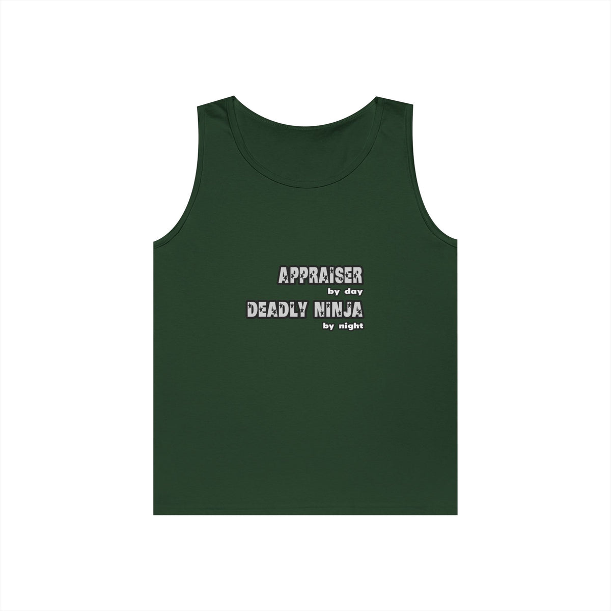 Appraiser By Day...Deadly Ninja By Night - Unisex Heavy Cotton Tank Top