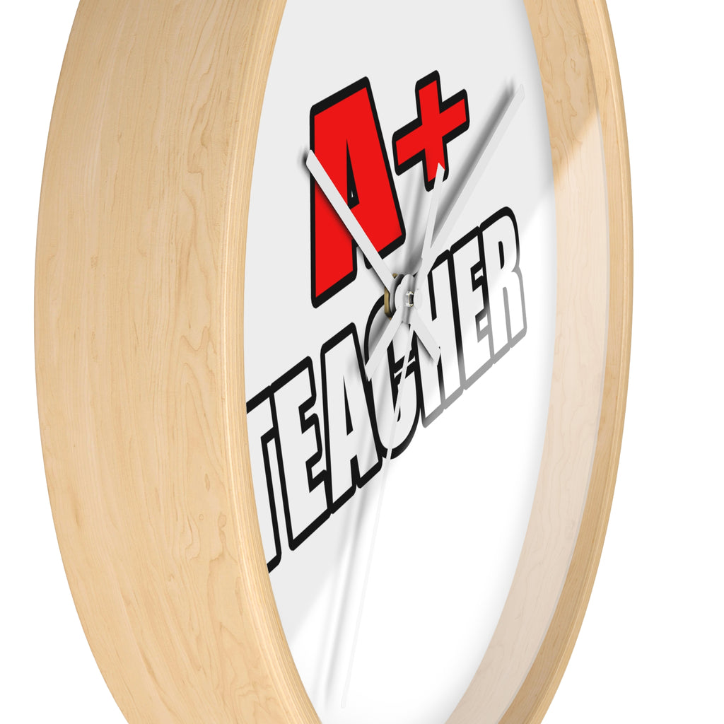 a plus teacher - Wall Clock